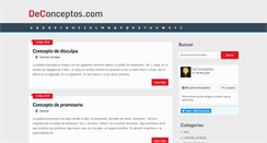 Desktop Screenshot of deconceptos.com