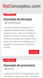 Mobile Screenshot of deconceptos.com